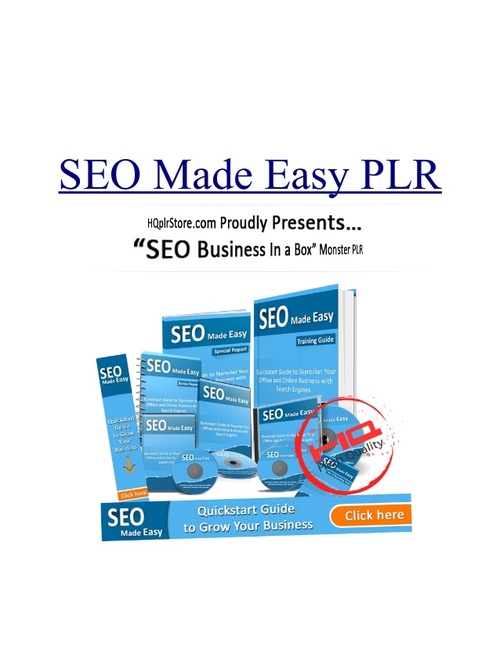 Product picture SEO Study Training Guide 